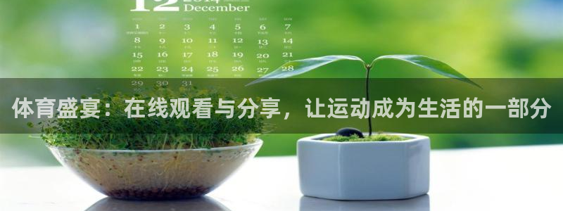 体育盛宴：在线观看与分享，让运动成为生活的一部分